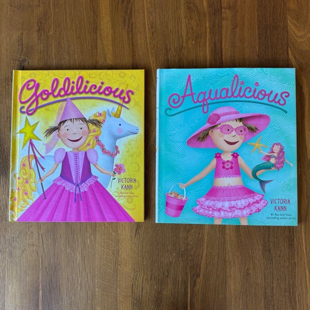 PINKALICIOUS Book Bundle Set of 6 Hardcover Picture Books By Victoria Kann - Picture 4 of 7